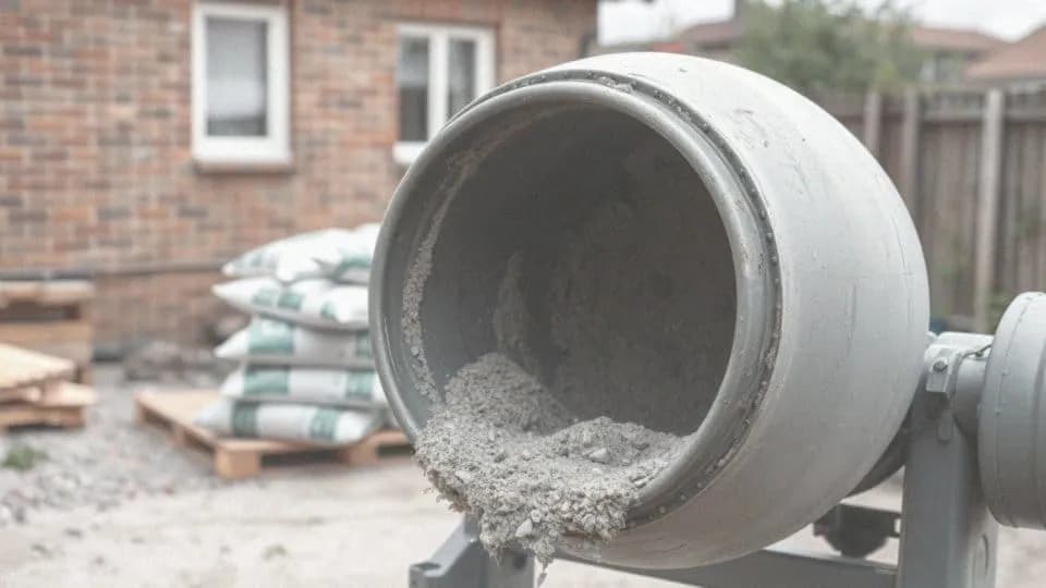 Ile cementu na betoniarkę 250l - uniknij błędów w proporcjach